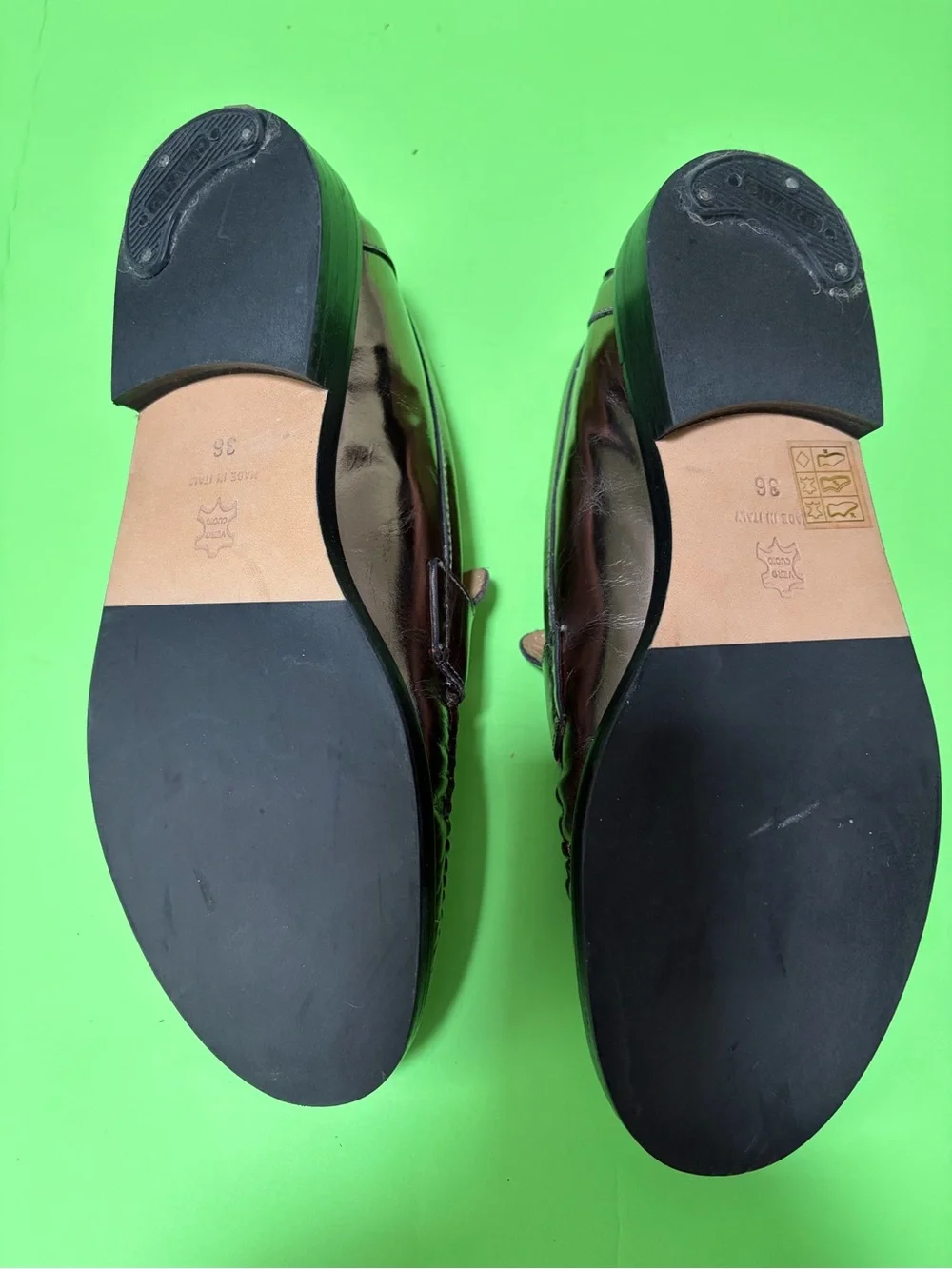 Women’s Metallic Silver Penny Loafers